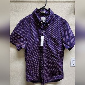 JCrew Navy Blue Shirt NWT Slim